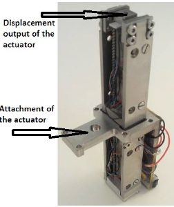 Nanometric linear piezo-actuator with integrated Strain Gages for high stability positioning