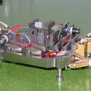 Scanning piezo mechanisms Rosetta Fligth model