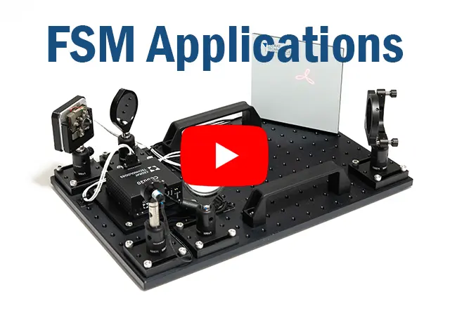 Fast steering mirrors application explained in a video