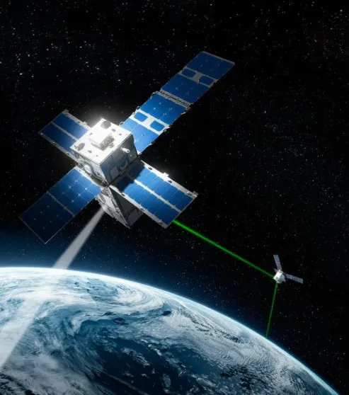 View of 2 inter-satellite links