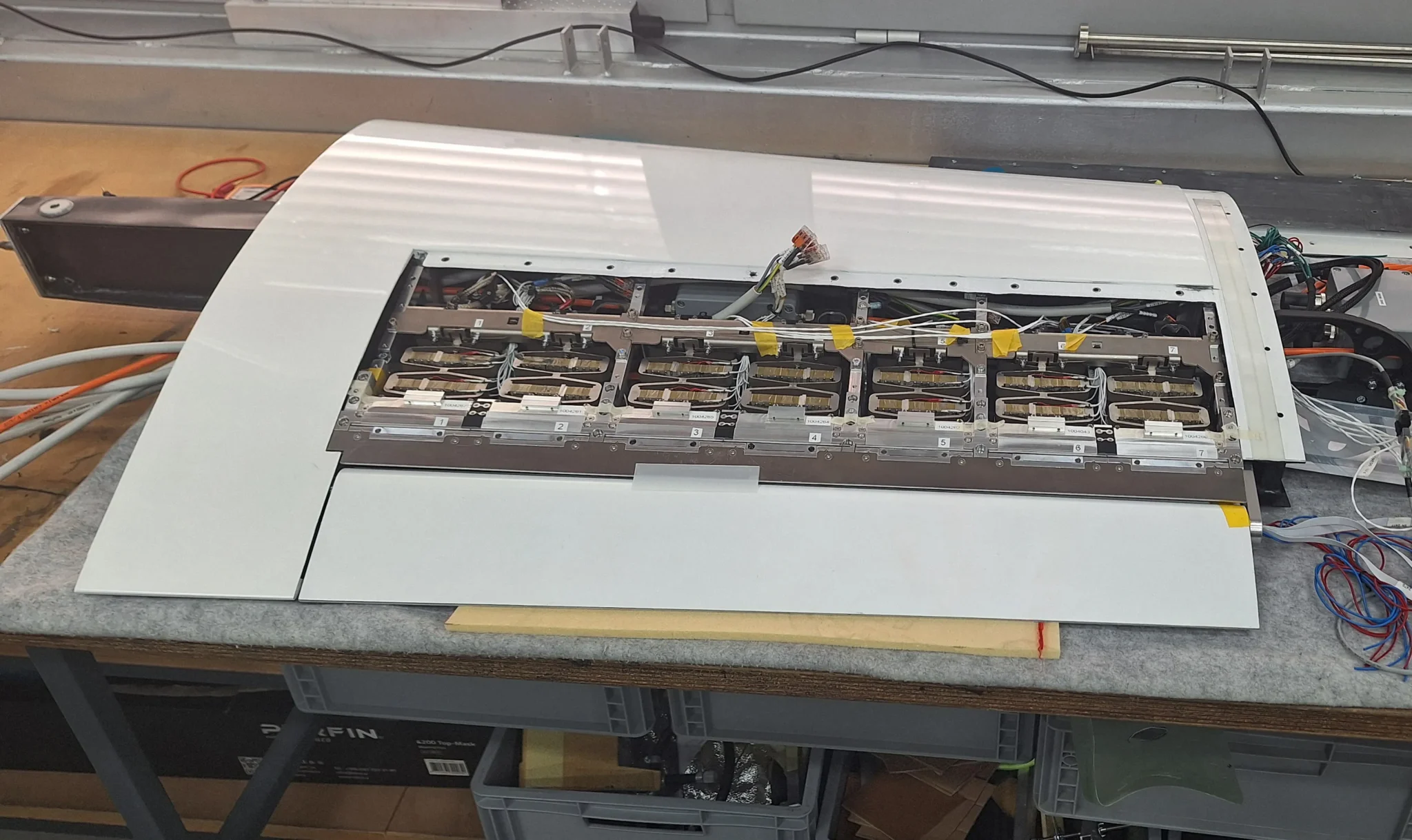 Picture of airplane wing FACELIFT with our APAs